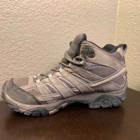 MERRELL Granite MOAB 2 Mid WAaterproof Hiking Trail SHOES  J06054 Women's Size 9 - Picture 3 of 7